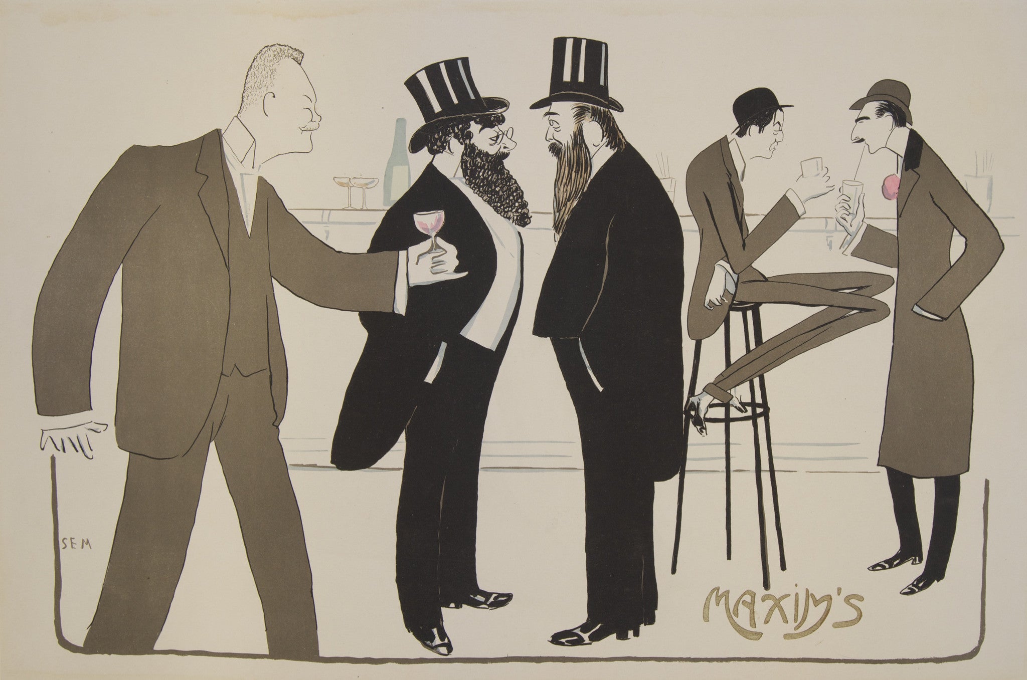 Maxim's 1902 Original Print – Rue Marcellin