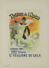 Théâtre de L'Opéra - Carnaval 1896 Original Print – Rue Marcellin